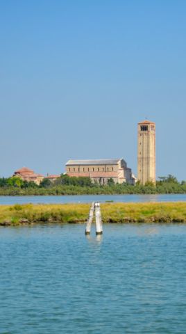 View of the bell tower of Torcello