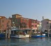 fishing boats moored in Pellestrina