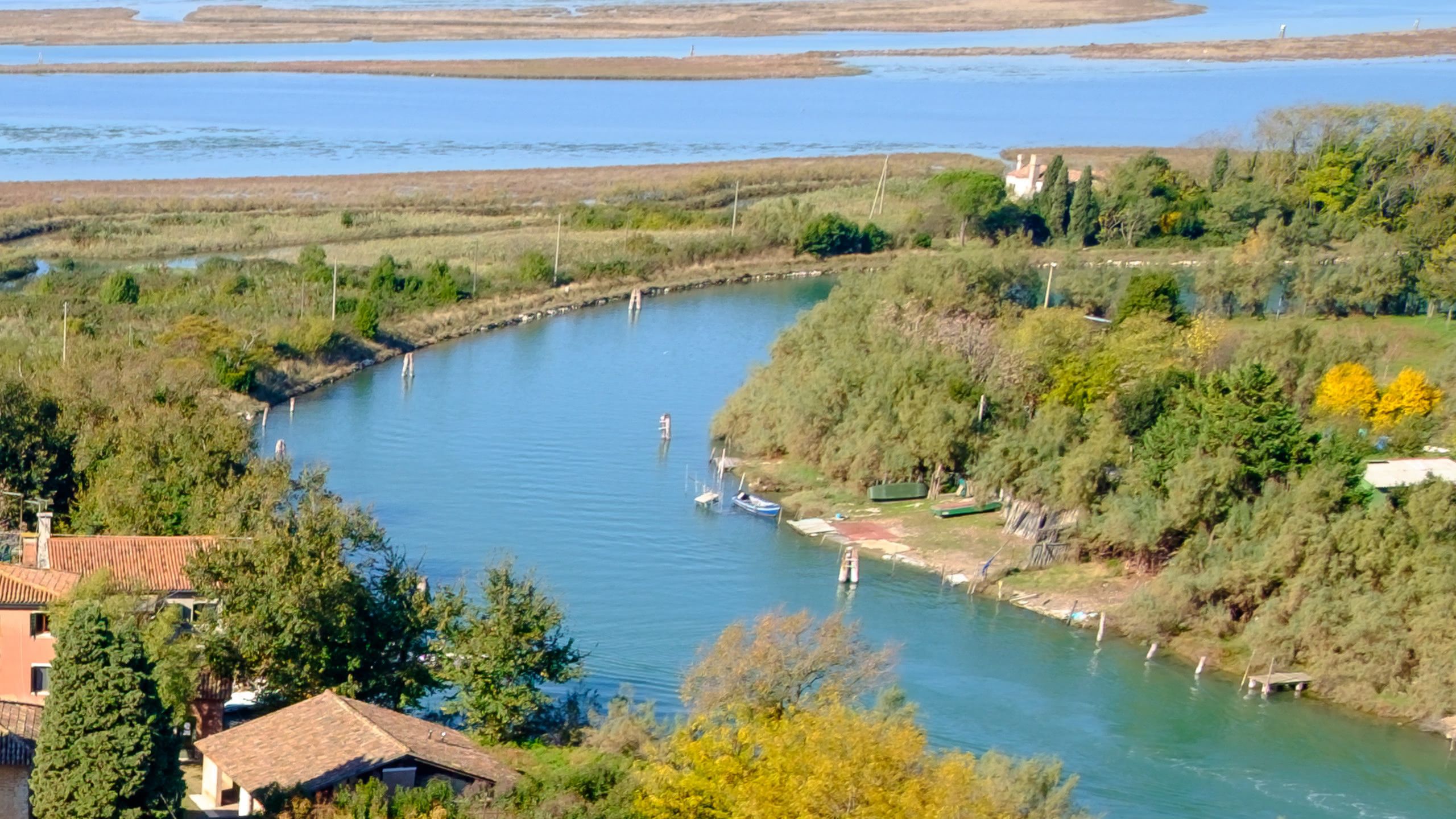 Aerial view of Torcello