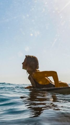 A swim in the sea at the Venice Lido