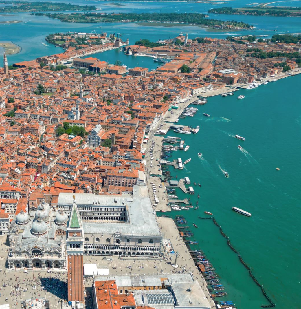 Aerial view of Venice