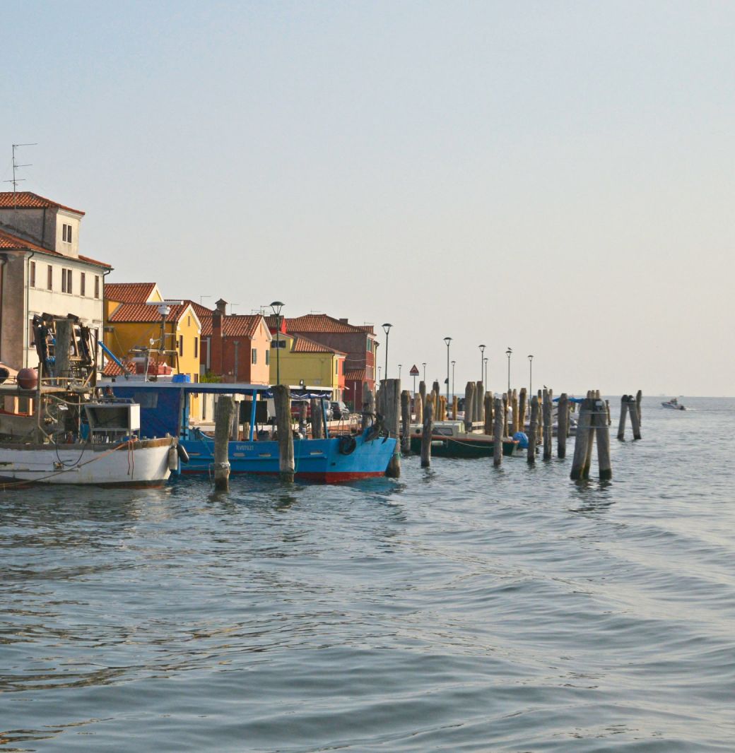 view of the island of Pellestrina