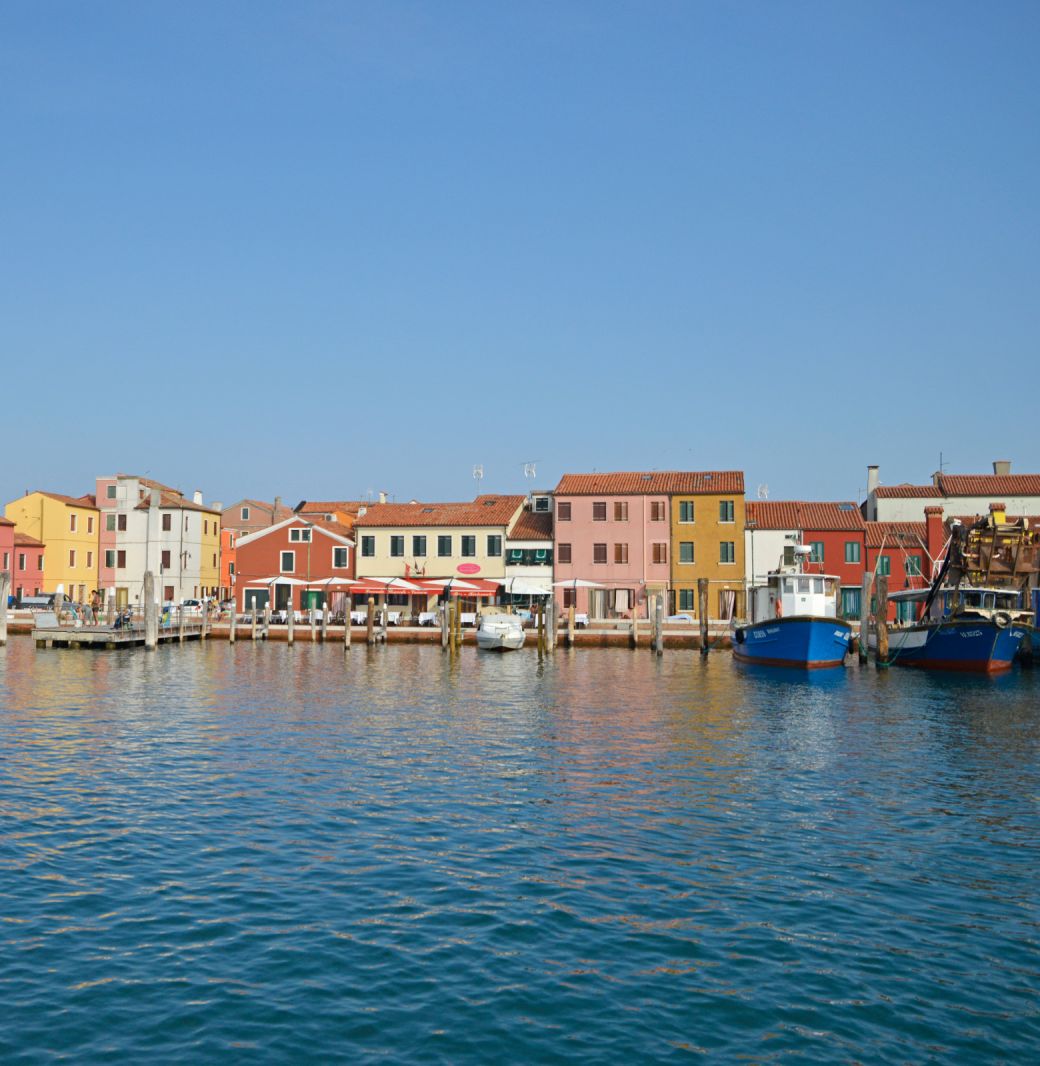 view of the island of Pellestrina